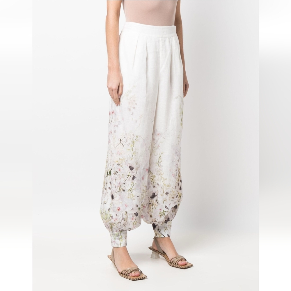NWOT AUS Sz 0P / USA Sz 2P Zimmermann 100% linen pants